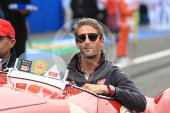 World © Octane Photographic Ltd. Formula 1 – Italian GP - Drivers Parade. Haas F1 Team VF-18 – Romain Grosjean. Autodromo Nazionale di Monza, Monza, Italy. Sunday 2nd September 2018.