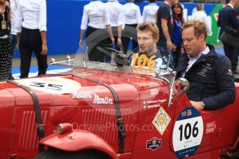 World © Octane Photographic Ltd. Formula 1 – Italian GP - Drivers Parade. Williams Martini Racing FW41 – Sergey Sirotkin. Autodromo Nazionale di Monza, Monza, Italy. Sunday 2nd September 2018.