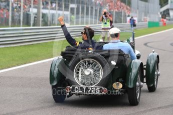 World © Octane Photographic Ltd. Formula 1 – Italian GP - Drivers Parade. Aston Martin Red Bull Racing TAG Heuer RB14 – Daniel Ricciardo. Autodromo Nazionale di Monza, Monza, Italy. Sunday 2nd September 2018.