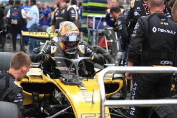 World © Octane Photographic Ltd. Formula 1 – Italian GP - Grid. Renault Sport F1 Team RS18 – Carlos Sainz. Autodromo Nazionale di Monza, Monza, Italy. Sunday 2nd September 2018.