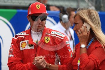 World © Octane Photographic Ltd. Formula 1 – Italian GP - Grid. Scuderia Ferrari SF71-H – Kimi Raikkonen. Autodromo Nazionale di Monza, Monza, Italy. Sunday 2nd September 2018.