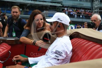 World © Octane Photographic Ltd. Formula 1 – Italian GP - Drivers Parade. Mercedes AMG Petronas Motorsport AMG F1 W09 EQ Power+ - Lewis Hamilton. Autodromo Nazionale di Monza, Monza, Italy. Sunday 2nd September 2018.