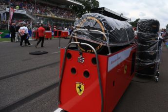 World © Octane Photographic Ltd. Formula 1 – Italian GP - Grid. Scuderia Ferrari SF71-H – Sebastian Vettel. Autodromo Nazionale di Monza, Monza, Italy. Sunday 2nd September 2018.