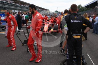 World © Octane Photographic Ltd. Formula 1 – Italian GP - Grid. Scuderia Ferrari SF71-H – Kimi Raikkonen. Autodromo Nazionale di Monza, Monza, Italy. Sunday 2nd September 2018.