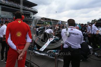 World © Octane Photographic Ltd. Formula 1 - Italian GP - Grid. Mattia Binotto – Chief Technical Officer - Scuderia Ferrari. Autodromo Nazionale di Monza, Monza, Italy. Sunday 2nd September 2018.