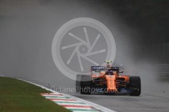World © Octane Photographic Ltd. Formula 1 – Italian GP - Practice 1. McLaren MCL33 Reserve Driver – Lando Norris. Autodromo Nazionale di Monza, Monza, Italy. Friday 31st August 2018.