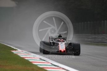 World © Octane Photographic Ltd. Formula 1 – Italian GP - Practice 1. Haas F1 Team VF-18 – Romain Grosjean. Autodromo Nazionale di Monza, Monza, Italy. Friday 31st August 2018.
