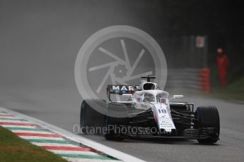 World © Octane Photographic Ltd. Formula 1 – Italian GP - Practice 1. Williams Martini Racing FW41 – Lance Stroll. Autodromo Nazionale di Monza, Monza, Italy. Friday 31st August 2018.