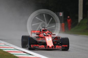 World © Octane Photographic Ltd. Formula 1 – Italian GP - Practice 1. Scuderia Ferrari SF71-H – Sebastian Vettel. Autodromo Nazionale di Monza, Monza, Italy. Friday 31st August 2018.