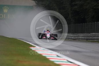 World © Octane Photographic Ltd. Formula 1 – Italian GP - Practice 1. Racing Point Force India VJM11 - Esteban Ocon. Autodromo Nazionale di Monza, Monza, Italy. Friday 31st August 2018.