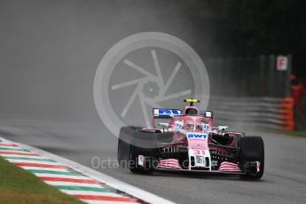 World © Octane Photographic Ltd. Formula 1 – Italian GP - Practice 1. Racing Point Force India VJM11 - Esteban Ocon. Autodromo Nazionale di Monza, Monza, Italy. Friday 31st August 2018.