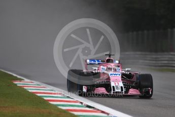 World © Octane Photographic Ltd. Formula 1 – Italian GP - Practice 1. Racing Point Force India VJM11 - Sergio Perez. Autodromo Nazionale di Monza, Monza, Italy. Friday 31st August 2018.