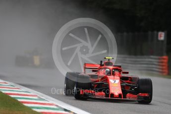World © Octane Photographic Ltd. Formula 1 – Italian GP - Practice 1. Scuderia Ferrari SF71-H – Kimi Raikkonen. Autodromo Nazionale di Monza, Monza, Italy. Friday 31st August 2018.