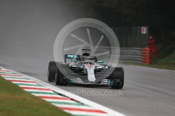 World © Octane Photographic Ltd. Formula 1 – Italian GP - Practice 1. Mercedes AMG Petronas Motorsport AMG F1 W09 EQ Power+ - Lewis Hamilton. Autodromo Nazionale di Monza, Monza, Italy. Friday 31st August 2018.