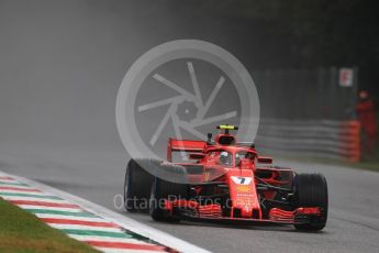 World © Octane Photographic Ltd. Formula 1 – Italian GP - Practice 1. Scuderia Ferrari SF71-H – Kimi Raikkonen. Autodromo Nazionale di Monza, Monza, Italy. Friday 31st August 2018.