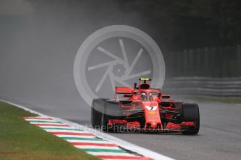 World © Octane Photographic Ltd. Formula 1 – Italian GP - Practice 1. Scuderia Ferrari SF71-H – Kimi Raikkonen. Autodromo Nazionale di Monza, Monza, Italy. Friday 31st August 2018.
