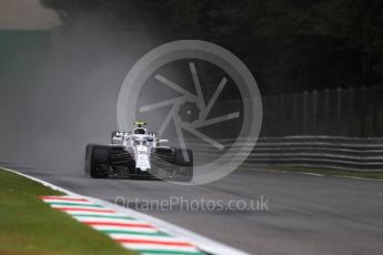 World © Octane Photographic Ltd. Formula 1 – Italian GP - Practice 1. Williams Martini Racing FW41 – Sergey Sirotkin. Autodromo Nazionale di Monza, Monza, Italy. Friday 31st August 2018.