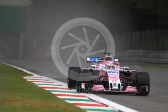 World © Octane Photographic Ltd. Formula 1 – Italian GP - Practice 1. Racing Point Force India VJM11 - Sergio Perez. Autodromo Nazionale di Monza, Monza, Italy. Friday 31st August 2018.