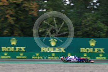 World © Octane Photographic Ltd. Formula 1 – Italian GP - Practice 1. Scuderia Toro Rosso STR13 – Pierre Gasly. Autodromo Nazionale di Monza, Monza, Italy. Friday 31st August 2018.