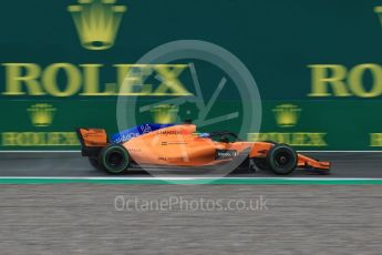 World © Octane Photographic Ltd. Formula 1 – Italian GP - Practice 1. McLaren MCL33 – Fernando Alonso. Autodromo Nazionale di Monza, Monza, Italy. Friday 31st August 2018.
