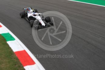 World © Octane Photographic Ltd. Formula 1 – Italian GP - Practice 2. Williams Martini Racing FW41 – Sergey Sirotkin. Autodromo Nazionale di Monza, Monza, Italy. Friday 31st August 2018.