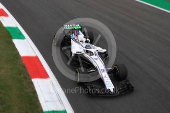 World © Octane Photographic Ltd. Formula 1 – Italian GP - Practice 2. Williams Martini Racing FW41 – Lance Stroll. Autodromo Nazionale di Monza, Monza, Italy. Friday 31st August 2018.