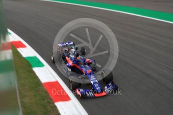 World © Octane Photographic Ltd. Formula 1 – Italian GP - Practice 2. Scuderia Toro Rosso STR13 – Brendon Hartley. Autodromo Nazionale di Monza, Monza, Italy. Friday 31st August 2018.