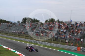 World © Octane Photographic Ltd. Formula 1 – Italian GP - Practice 2. Scuderia Toro Rosso STR13 – Pierre Gasly. Autodromo Nazionale di Monza, Monza, Italy. Friday 31st August 2018.