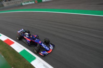 World © Octane Photographic Ltd. Formula 1 – Italian GP - Practice 2. Scuderia Toro Rosso STR13 – Brendon Hartley. Autodromo Nazionale di Monza, Monza, Italy. Friday 31st August 2018.