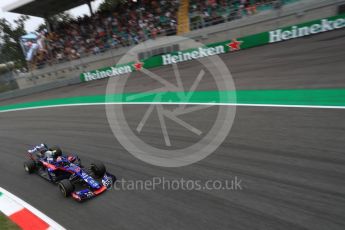 World © Octane Photographic Ltd. Formula 1 – Italian GP - Practice 2. Scuderia Toro Rosso STR13 – Pierre Gasly. Autodromo Nazionale di Monza, Monza, Italy. Friday 31st August 2018.