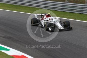 World © Octane Photographic Ltd. Formula 1 – Italian GP - Practice 2. Alfa Romeo Sauber F1 Team C37 – Charles Leclerc. Autodromo Nazionale di Monza, Monza, Italy. Friday 31st August 2018.