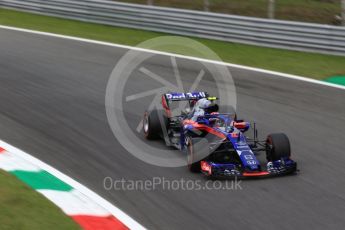 World © Octane Photographic Ltd. Formula 1 – Italian GP - Practice 2. Scuderia Toro Rosso STR13 – Pierre Gasly. Autodromo Nazionale di Monza, Monza, Italy. Friday 31st August 2018.