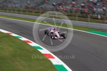 World © Octane Photographic Ltd. Formula 1 – Italian GP - Practice 2. Racing Point Force India VJM11 - Sergio Perez. Autodromo Nazionale di Monza, Monza, Italy. Friday 31st August 2018.