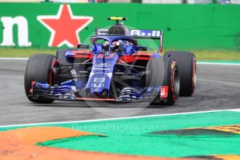 World © Octane Photographic Ltd. Formula 1 – Italian GP - Qualifying. Scuderia Toro Rosso STR13 – Pierre Gasly. Autodromo Nazionale di Monza, Monza, Italy. Saturday 1st September 2018.