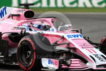 World © Octane Photographic Ltd. Formula 1 – Italian GP - Qualifying. Racing Point Force India VJM11 - Sergio Perez. Autodromo Nazionale di Monza, Monza, Italy. Saturday 1st September 2018.