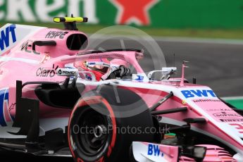 World © Octane Photographic Ltd. Formula 1 – Italian GP - Qualifying. Racing Point Force India VJM11 - Esteban Ocon. Autodromo Nazionale di Monza, Monza, Italy. Saturday 1st September 2018.