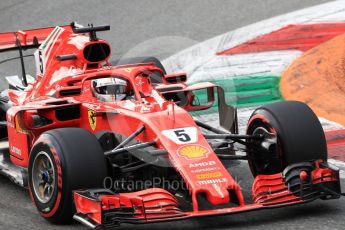 World © Octane Photographic Ltd. Formula 1 – Italian GP - Qualifying. Scuderia Ferrari SF71-H – Sebastian Vettel. Autodromo Nazionale di Monza, Monza, Italy. Saturday 1st September 2018.