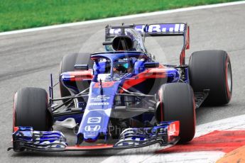 World © Octane Photographic Ltd. Formula 1 – Italian GP - Qualifying. Scuderia Toro Rosso STR13 – Brendon Hartley. Autodromo Nazionale di Monza, Monza, Italy. Saturday 1st September 2018.