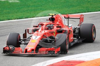 World © Octane Photographic Ltd. Formula 1 – Italian GP - Qualifying. Scuderia Ferrari SF71-H – Kimi Raikkonen. Autodromo Nazionale di Monza, Monza, Italy. Saturday 1st September 2018.