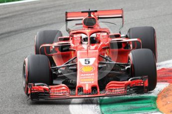 World © Octane Photographic Ltd. Formula 1 – Italian GP - Qualifying. Scuderia Ferrari SF71-H – Sebastian Vettel. Autodromo Nazionale di Monza, Monza, Italy. Saturday 1st September 2018.