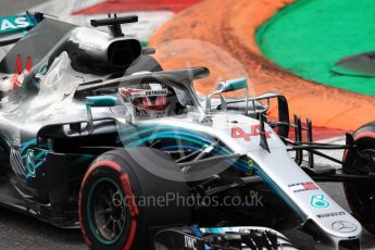 World © Octane Photographic Ltd. Formula 1 – Italian GP - Qualifying. Mercedes AMG Petronas Motorsport AMG F1 W09 EQ Power+ - Lewis Hamilton. Autodromo Nazionale di Monza, Monza, Italy. Saturday 1st September 2018.