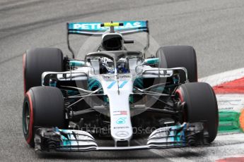 World © Octane Photographic Ltd. Formula 1 – Italian GP - Qualifying. Mercedes AMG Petronas Motorsport AMG F1 W09 EQ Power+ - Valtteri Bottas. Autodromo Nazionale di Monza, Monza, Italy. Saturday 1st September 2018.