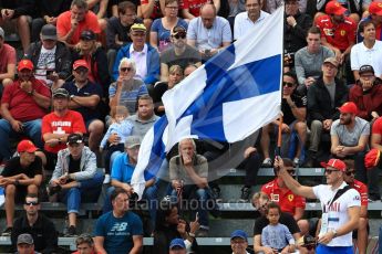 World © Octane Photographic Ltd. Formula 1 – Italian GP - Qualifying. Kimi Fan. Autodromo Nazionale di Monza, Monza, Italy. Saturday 1st September 2018.