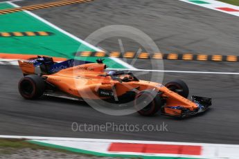 World © Octane Photographic Ltd. Formula 1 – Italian GP - Qualifying. McLaren MCL33 – Fernando Alonso. Autodromo Nazionale di Monza, Monza, Italy. Saturday 1st September 2018.