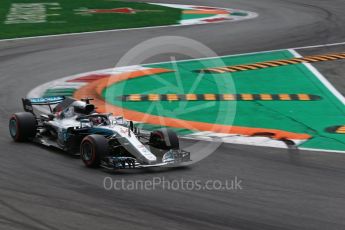 World © Octane Photographic Ltd. Formula 1 – Italian GP - Qualifying. Mercedes AMG Petronas Motorsport AMG F1 W09 EQ Power+ - Lewis Hamilton. Autodromo Nazionale di Monza, Monza, Italy. Saturday 1st September 2018.