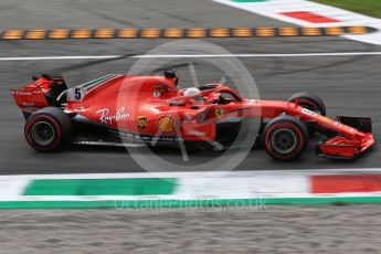World © Octane Photographic Ltd. Formula 1 – Italian GP - Qualifying. Scuderia Ferrari SF71-H – Sebastian Vettel. Autodromo Nazionale di Monza, Monza, Italy. Saturday 1st September 2018.