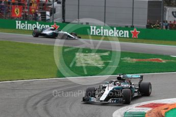 World © Octane Photographic Ltd. Formula 1 – Italian GP - Race. Mercedes AMG Petronas Motorsport AMG F1 W09 EQ Power+ - Lewis Hamilton. Autodromo Nazionale di Monza, Monza, Italy. Sunday 2nd September 2018.