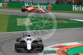 World © Octane Photographic Ltd. Formula 1 – Italian GP - Race. Williams Martini Racing FW41 – Lance Stroll. Autodromo Nazionale di Monza, Monza, Italy. Sunday 2nd September 2018.