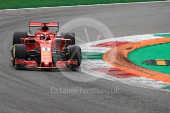 World © Octane Photographic Ltd. Formula 1 – Italian GP - Race. Scuderia Ferrari SF71-H – Sebastian Vettel. Autodromo Nazionale di Monza, Monza, Italy. Sunday 2nd September 2018.