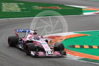 World © Octane Photographic Ltd. Formula 1 – Italian GP - Race. Racing Point Force India VJM11 - Sergio Perez. Autodromo Nazionale di Monza, Monza, Italy. Sunday 2nd September 2018.